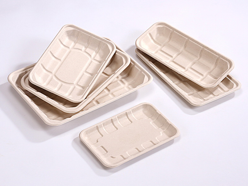 Vegetable and meat paper tray
