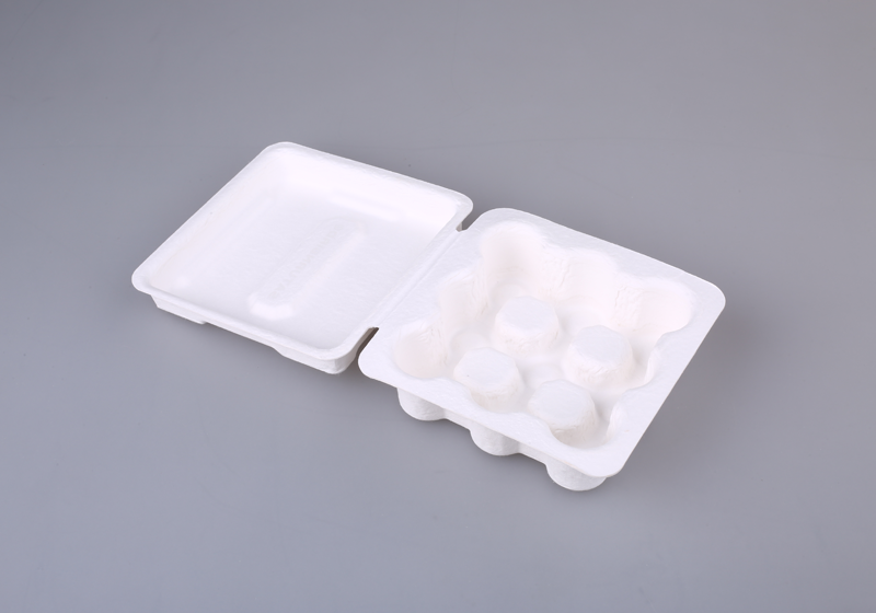 Egg wet-pressed paper tray, paper pulp molded inner tray