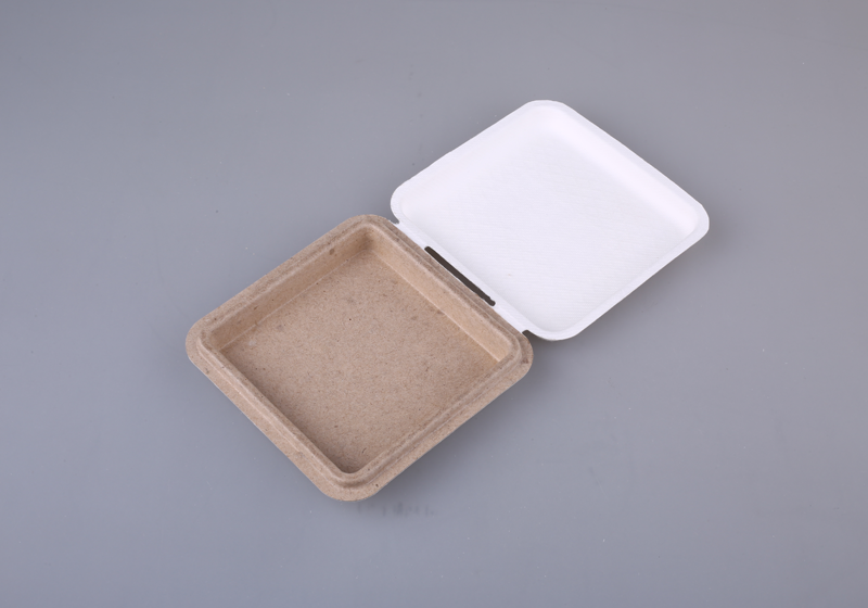 Customized molded pulp packaging inner tray made from virgin wood pulp