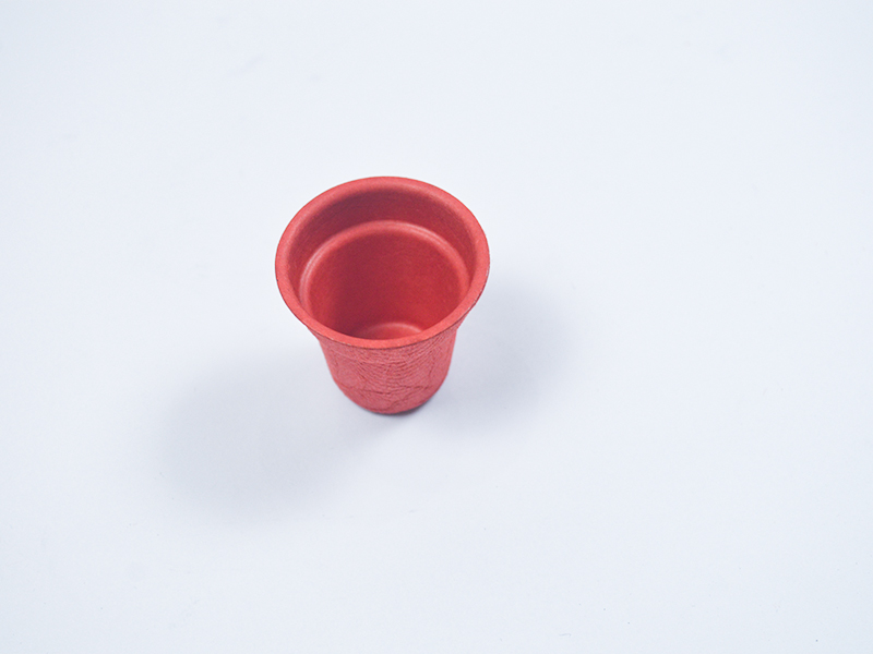 Dyed wet-pressed eco-friendly paper holder