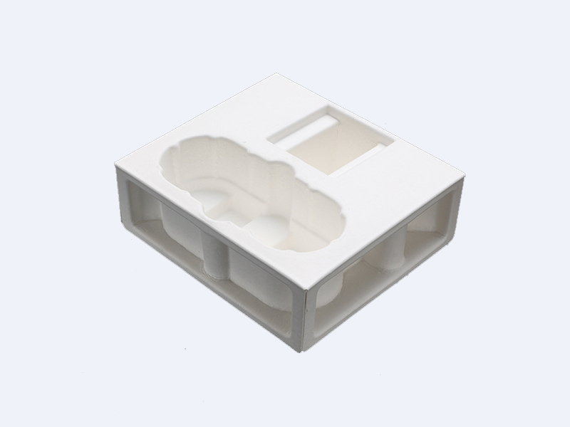 Toy wet-pressed sugarcane pulp inner packaging paper pulp molding