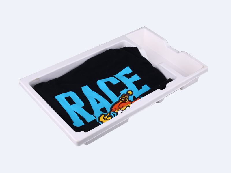 Customized white wet-pressed paper pulp molded tray