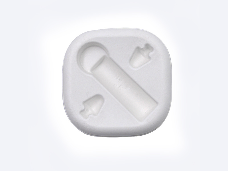 Car charger white sugarcane pulp wet-pressed paper holder