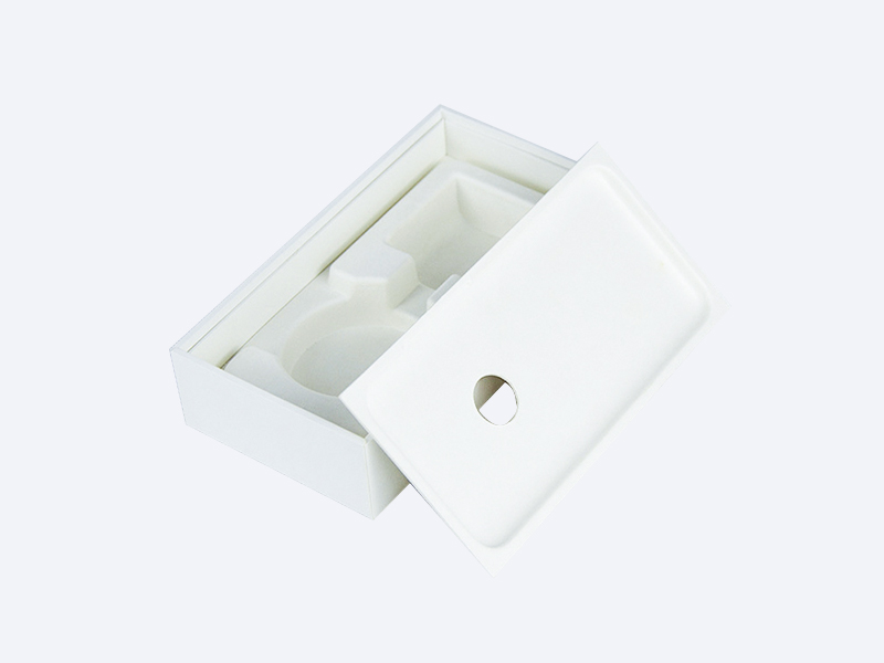 Mobile phone headset charger paper-plastic packaging box