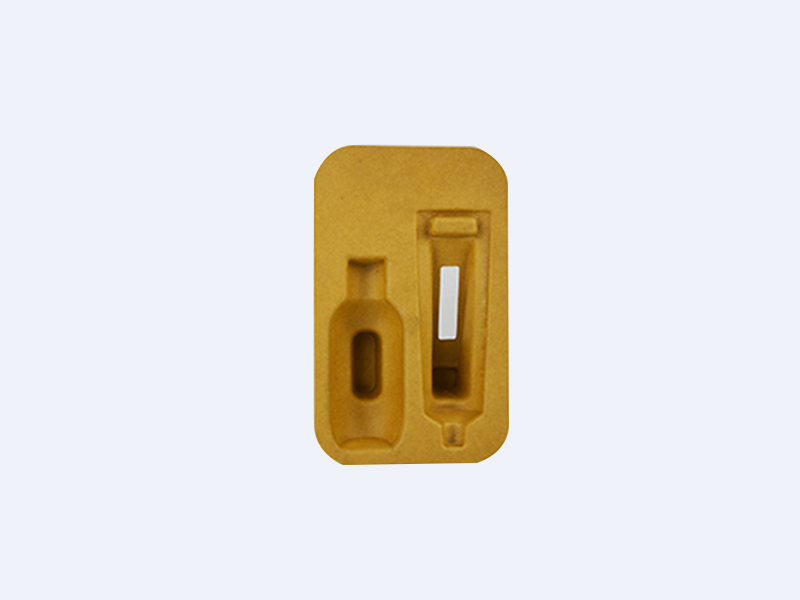 Customized packaging for moisturizing cream with colored wet press paper inner s