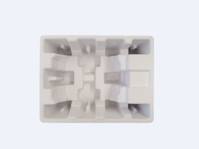 White dry-pressed paper holder for small household appliances