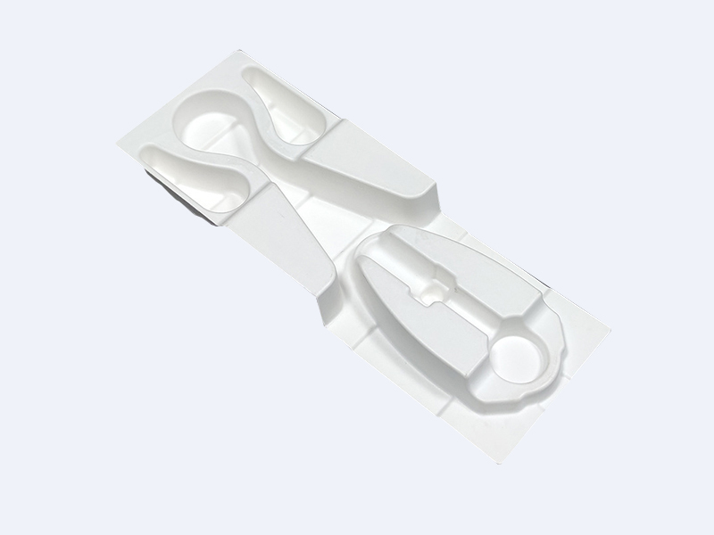 Customized white wet-pressed paper support for medical devices