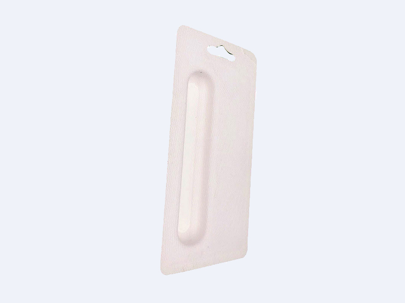 Customized packaging for cosmetics using colored wet-pressed paper trays