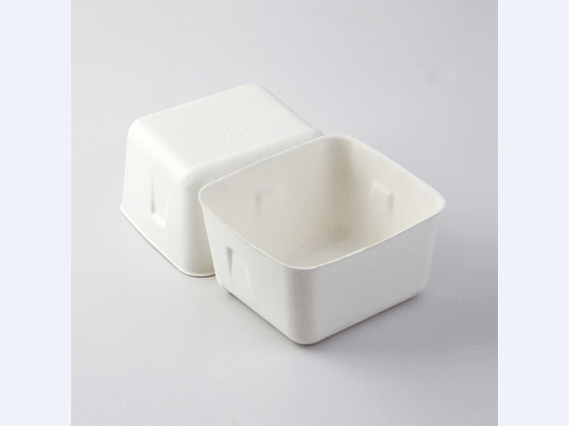 Customized wet-pressed paper tray process for cosmetics boxes