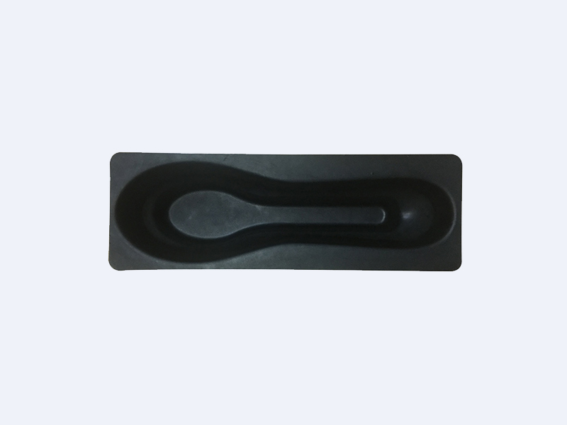 Black bamboo pulp wet-pressed paper tray for electrical appliances