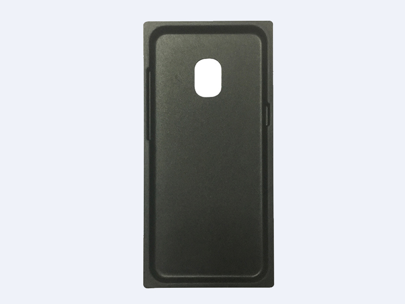 Black mobile phone paper holder