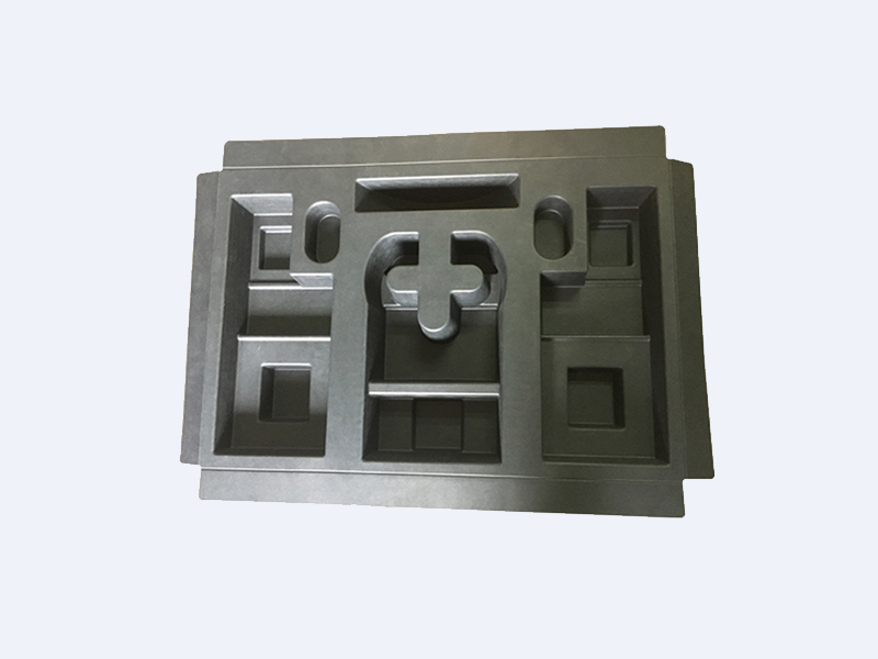 Electronic products packaged in black wet-pressed paper tray
