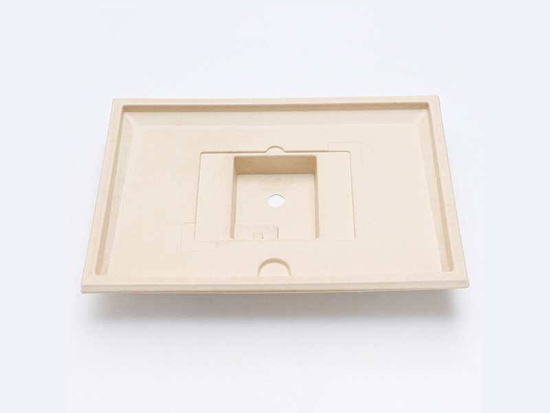 Electronic color wet-pressed paper tray (pulp molding)