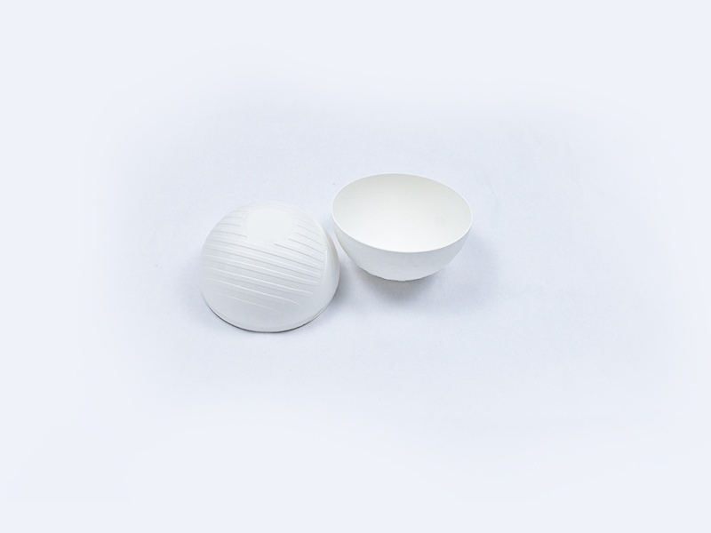 Spherical cosmetic wet-pressed paper holder