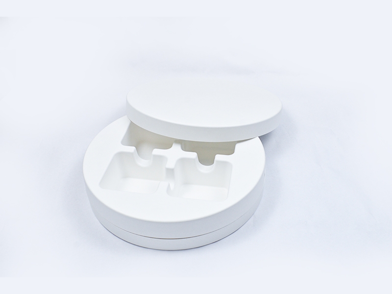 Mooncake box eco-friendly wet-pressed paper tray